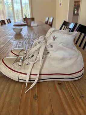 Converse hightops.